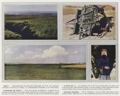 Trocy, Caisson de 77, Panorama de Trocy, Oficial nativo de Jules Gervais Courtellemont